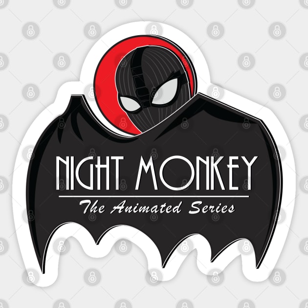 Night Monkey Sticker by jemarone